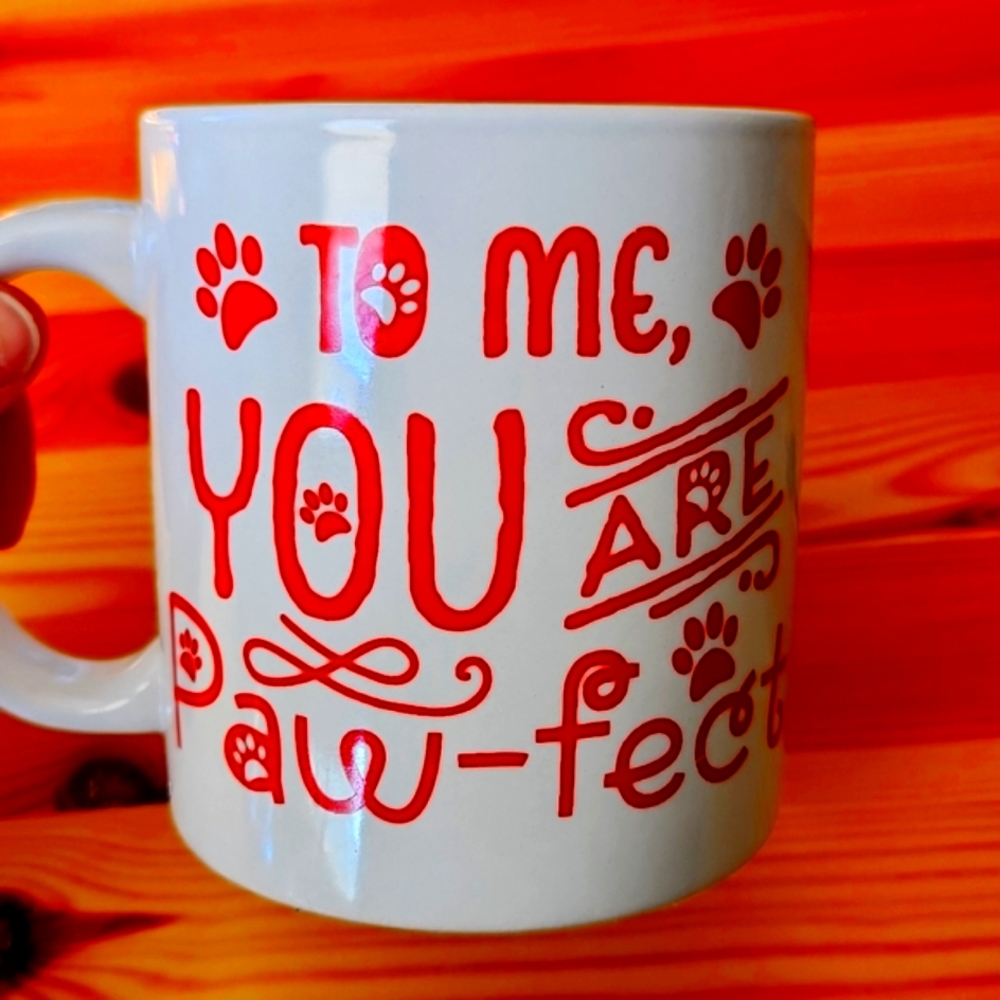 "To me, You are Pew-fect" Ceramic Royal Norfolk Mug